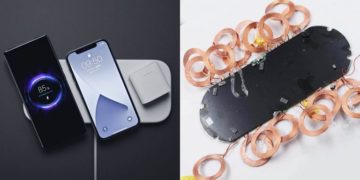 Интересная конструкция базы беспроводной зарядки Xiaomi