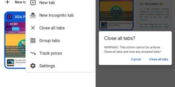Google Chrome для Android получит предупреждение «Закройте все вкладки»